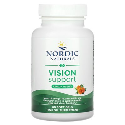 Nordic Naturals, Support Vision, Omega Blend, 1460 mg, 60 miękkich żeli (730 mg na miękki żel)