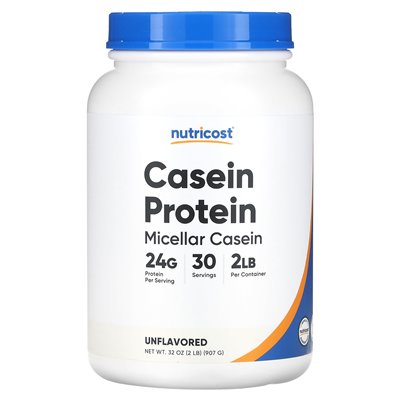 Nutricost, Casein Protein, Unflavored, 2 lb (907 g) Nutricost, Casein Protein, Unflavored, 2 lb (907 g)