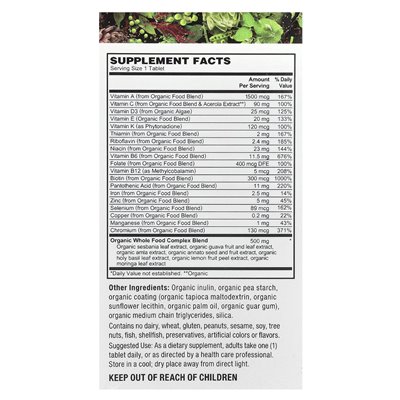 Plantfusion, multiwitamina dla kobiet, organiczna wegańska, 30 wegański tabletka