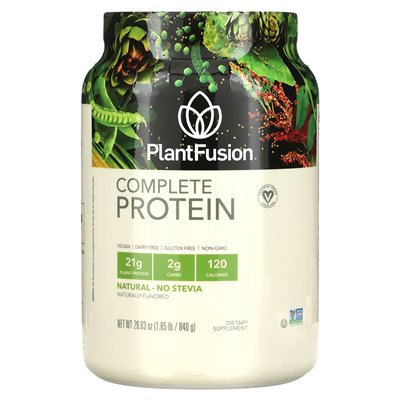 Plantfusion, pełne białko, naturalne, 1,85 funta (840 g)