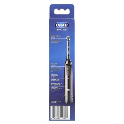 Oral-B, Crossaction Clinical Power Crush, Czarna, 1 szczoteczka do zębów