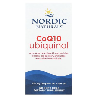 Nordic Naturals, COQ10 Ubiquinol, 100mg, 60 Softgels