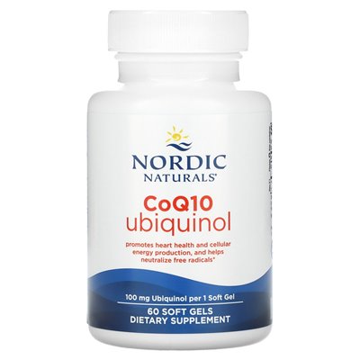Nordic Naturals, COQ10 Ubiquinol, 100mg, 60 Softgels