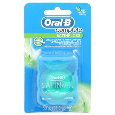 Oral-B, kompletny, satynfloss, mennica, 55 yd (50 m)