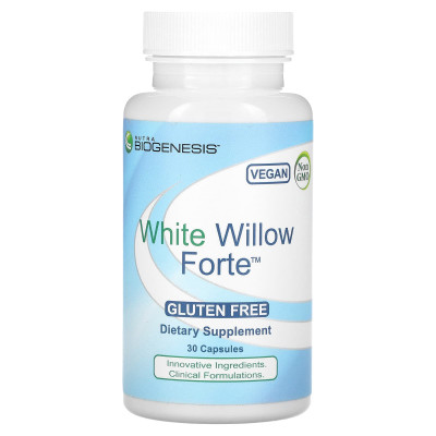 Biogeneza Nutra, White Willow Forte, 30 kapsułek