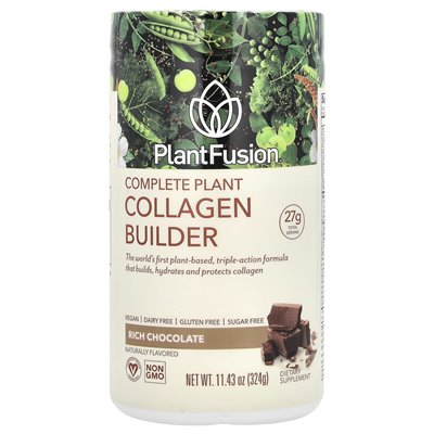 Plantfusion, Complete Plant Collagen Builder, Rich Chocolate, 11.43 oz (324 g)