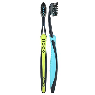 Oral-B, Pro-Flex Charcoal Toothbrush, Soft, 2 Toothbrushes
