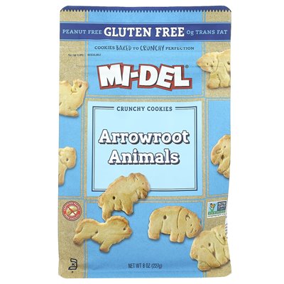 MI-Del Cookies, Crispy Cookies, Animal Arrows, 8 oz (227 g)