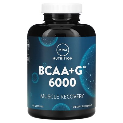 MRM Nutrition, BCAA+G 6000, 150 kapsułek