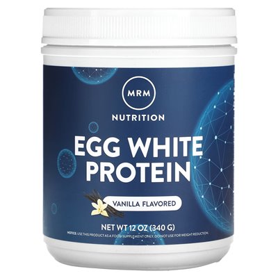 MRM Nutrition, białko białka jaja, wanilia, 12 uncji (340 g) MRM Nutrition, białko białka jaja, wanilia, 12 uncji (340 g)