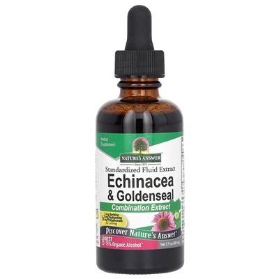 Odpowiedź natury, Echinacea i Goldenseal, 2 fl oz (60 ml)