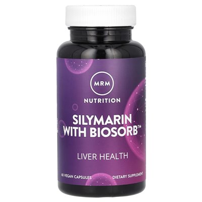 MRM Nutrition, Silymarin with Biosorb, 60 Vegan Capsules
