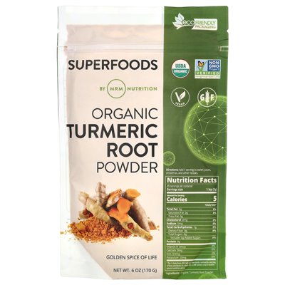 MRM Nutrition, Bio-Kurkuma-Wurzelpulver, 6 oz (170 g)