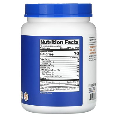 Nutricost, Dextrose, ohne Geschmack, 32,4 oz (907 g)