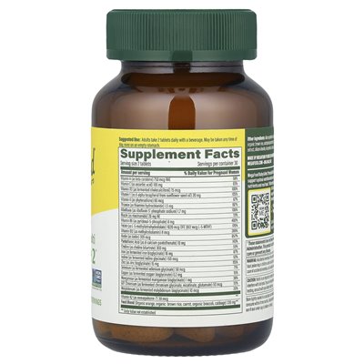 Megafood, Baby &amp Me 2 ™, Prenatal Multi, 60 tabletek