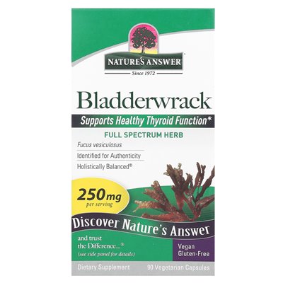 Odpowiedź natury, pęcherzyka, 250 mg, 90 kapsułek wegetariańskich