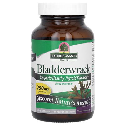 Odpowiedź natury, pęcherzyka, 250 mg, 90 kapsułek wegetariańskich