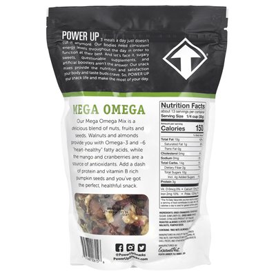 Power Up, Premium Studentenfutter, Mega Omega, 14 oz (397 g)