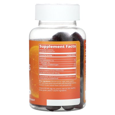 MRM Nutrition, Probiotics Gummi, Strawberry & Raspberry, 2 billion, 60 gummies (1 billion CFU per gummy)