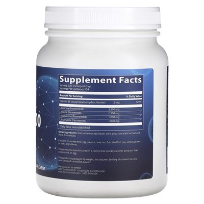 MRM Nutrition, BCAA+G 1000, lemoniada, 2,2 funta (1000 g)