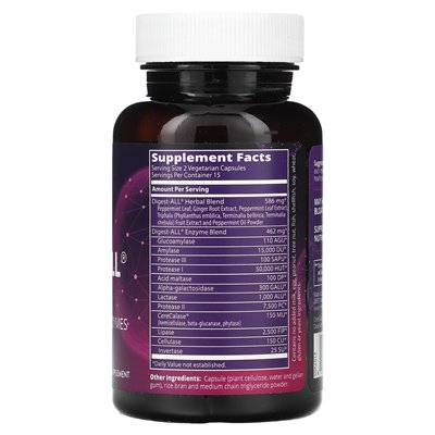 MRM Nutrition, Digest-All, 30 Kapseln