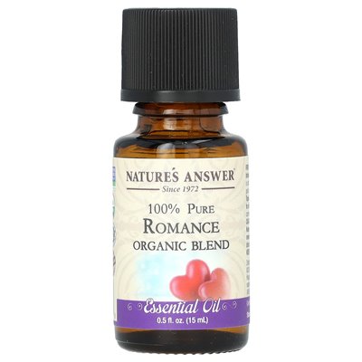 Odpowiedź natury, 100% czysty organiczny olejek eteryczny, romans, 0,5 fl oz (15 ml)