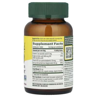 Megafood, Iron Blood Builder, 30 Tablets
