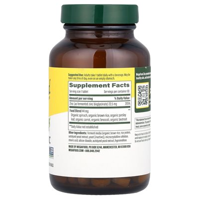 Megafood, Zink, 22,5 mg, 60 Tabletten