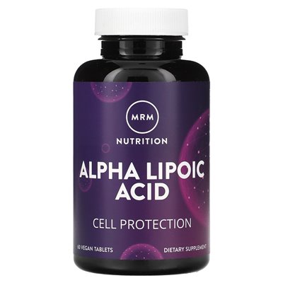 MRM Nutrition, Alpha Lipoic Acid, 60 vegan tablets
