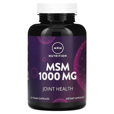 MRM Nutrition, MSM, 1000 mg, 120 vegan capsules