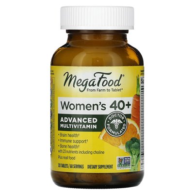 Megafood, 40+ zaawansowana multiwitamina, 120 tabletek Megafood, 40+ zaawansowana multiwitamina, 120 tabletek