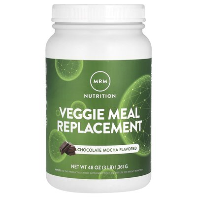 MRM Nutrition, Veggie Meal Replacement, Chocolate Mocha, 3 lbs (1361 g)