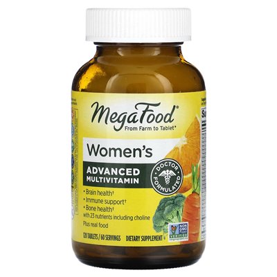 Megafood, Advanced Women's Multivitamin, 120 Tablets
