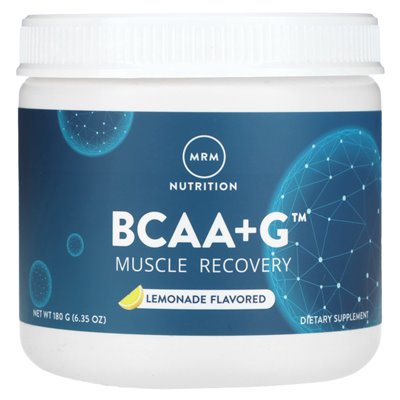 MRM Nutrition, BCAA+G, odzyskiwanie mięśni, lemoniada, 6,35 uncji (180 g) MRM Nutrition, BCAA+G, odzyskiwanie mięśni, lemoniada, 6,35 uncji (180 g)
