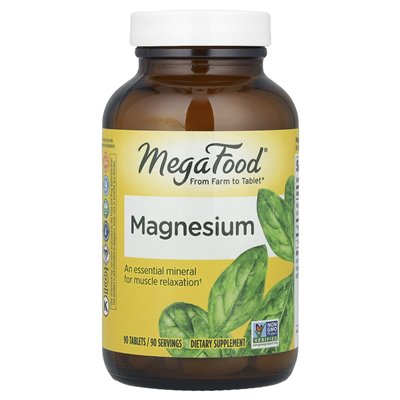 Megafood, Magnesium, 90 Tabletten