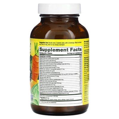 Megafood, Advanced Men‘s Multivitamin, erweitertes Multivitaminpräparat für Männer, 120 Tabletten