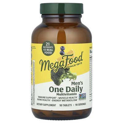 Megafood, men codzienna multiwitamina, 90 tabletek