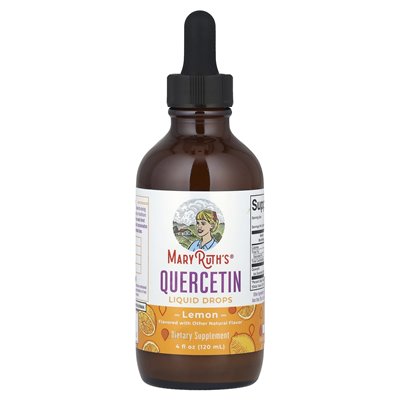 Maryruth's, Quercetyin Liquid Drops, cytryna, 4 fl oz (120 ml) Maryruth's, Quercetyin Liquid Drops, cytryna, 4 fl oz (120 ml)