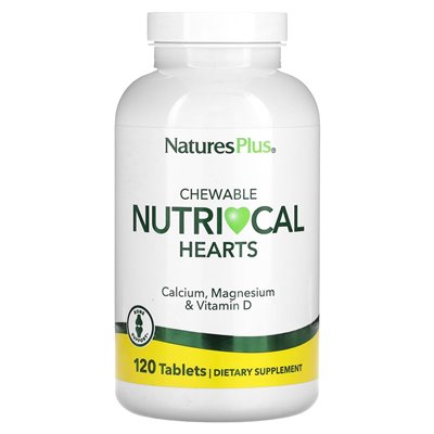 Naturesplus, żucie Nutri-Cal Hearts, 120 tabletek Naturesplus, żucie Nutri-Cal Hearts, 120 tabletek