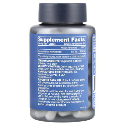 Health Length, Niacinamide, 600mg, 60 Capsules