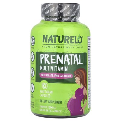 Naturelo, Prenatal Multiwitamin, 180 kapsułek wegetariańskich Naturelo, Prenatal Multiwitamin, 180 kapsułek wegetariańskich