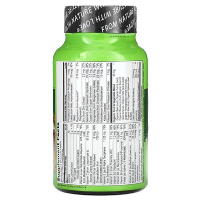 Naturelo, multiwitamina do żucia dla dzieci, 60 tabletek do żucia