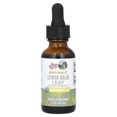 Maryruth's, Ekologiczny wyciąg z liści cytryny, bez alkoholu, 1 fl oz (30 ml)