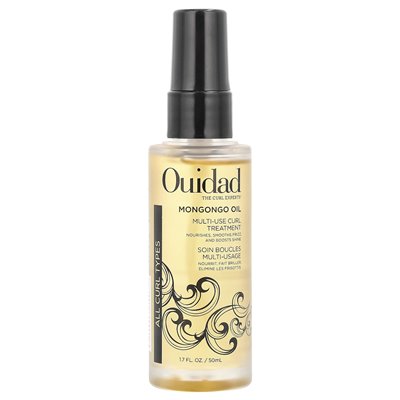 OUIDAD, MONGONGO Oil Lot-Use Treating, wszystkie typy loków, 1,7 fl oz (50 ml)