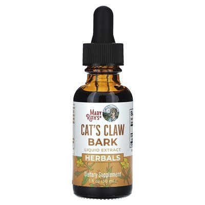 Maryruth's, Cat's Claw Bark płynny ekstrakt, wolny od alkoholu, 1 fl oz (30 ml)